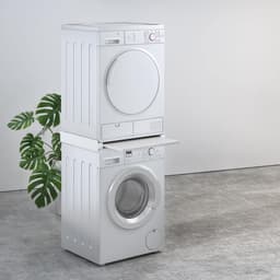 Quvo® Tussenstuk Wasmachine Droger - Stapelkit - Tussenstuk Wasmachine en Droger - Tussenstuk Wasmachine Droger Zwart - Tussenstuk Wasmachine Droger Aeg - Wit - 60cm x 72cm x 10cm — thumbnail 4