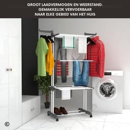 VLSelect® Droogrek inklapbaar - Droogrek - Wasrek - Droogtoren — thumbnail 4