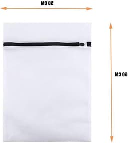 Set van 2 Herbruikbare Wasnetten 50 x 60 cm voor Kleding, Schoenen en Bh's, Ideaal voor Wassen — thumbnail 5