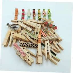 Houten Ambachtelijke Klemmen - Wasknijpers Decoratie - Scrapbooking Knutselen - Cartoon Ornament Ontwerp - 3.5 x 1 x 1.4 cm — thumbnail 4