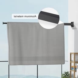 Uittrekbaar inklapbaar wandmontage droogrek - 90 cm kledingstang met 12 ophanghaken - voor wasruimte badkamer slaapkamer — thumbnail 5