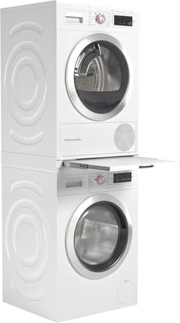 TIM® Tussenstuk Wasmachine Droger - Stapelkit - Tussenstuk Wasmachine en Droger - Tussenstuk Wasmachine Droger Zwart - Tussenstuk Wasmachine Droger Aeg - Wit - 54cm x 60cm x 8cm — thumbnail 4