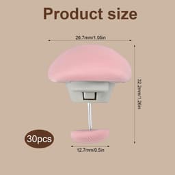 Dailygoods- Dekbedovertrekset 30 stuks - Dekbedclips voor dikke dekbed - Quiltbevestiging - Robuuste deknaalden - Voor dekbedden en lakens - 32 x 26 mm — thumbnail 5
