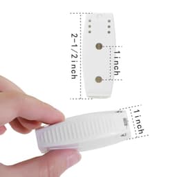 Dailygoods- Deurvergrendeling 5 Stuks - Deurstopper - Deurvastzetter - Deurhouder - RV Deurhouder - Wit, ABS Materiaal — thumbnail 5