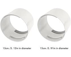 Dailygoods- Afvoerslang 150mm - Uitbreidingsbuis - Geschikt voor mobiele airco's - Verstelbaar - Connector - Duurzaam materiaal - Airco Slang
