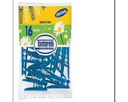 Wasknijpers - Kledingknijpers Kledinghangers - Kleding Drogen - Stevig Kunststof - 16 stuks - Blauw