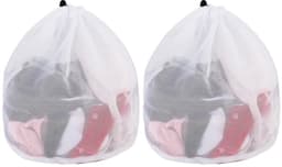 Dailygoods- Wasnet - 2 Stuks - 40 x 50 cm - Fijn Gaas - Herbruikbaar - Ondergoed/Sokken - Duurzaam Polyester - Waszak — thumbnail 1
