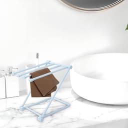 Opvouwbaar Droogrek voor Vaatdoeken en Handdoeken - Ruimtebesparende Keuken Organizer voor Aanrecht — thumbnail 5