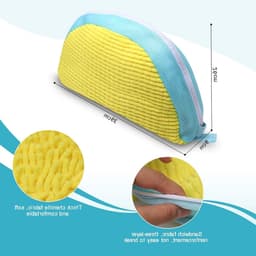 Schoenwaszak voor de wasmachine - Dikke waszak voor sneakers, gymschoenen en canvas schoenen met verhoogde wrijving — thumbnail 4