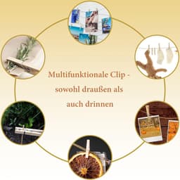 Houten wasknijpers 2,5 cm - Mini wasknijpers 110 stuks — thumbnail 2