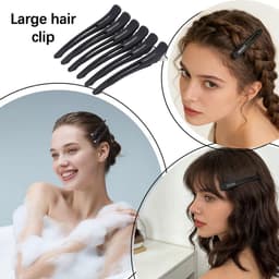 Haarklemmen - Haarspelden Klemmen - Haar Styling - Professionele Grip - 115 cm - Zwart — thumbnail 2
