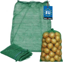 Raschelzak Aardappelzak - Groentenet Fruitzak - Opslag Transport - Sterk Polypropyleen - 50 x 80 cm - Oranje — thumbnail 1