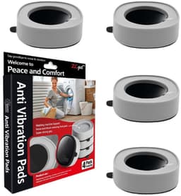 8-delige Anti-Vibratie Onderzetters geschikt voor Wasmachine & Droger – Antislip & Geluidsdempend, Geschikt geschikt voor Alle Wasmachines & Drogers — thumbnail 3