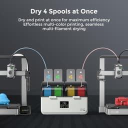 Filament Droger - Spoel Droger - 3D Printen Verbeteren - 4 Spoelen Capaciteit - 45 x 35 x 33 cm — thumbnail 4