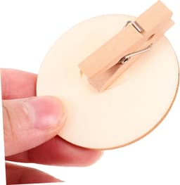Houten Clips - Mini Klemmen - Foto's Ophangen - Creatieve Decoratie - 20 Stuks - Houtkleur — thumbnail 4