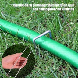 U-vormige grondankers, 50 stuks, RVS bodemankers voor kunstgras, netten en weefsel, 3 x 40 x 150 mm, duurzaam en weerbestendig — thumbnail 5