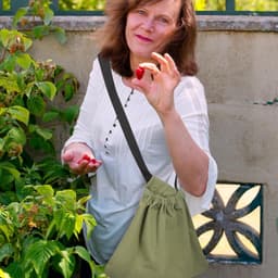 Oogstschort Met Zak - Plukschort Tuin - Fruit Verzamelen - Grote Opslagcapaciteit - 455 x 38 cm - Groen — thumbnail 2