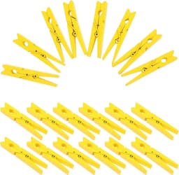 30 Stuks Bamboe Wasknijpers - Houten Wasknijpers voor Creatief Gebruik en Decoratie — thumbnail 1