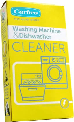 Carbro wasmachine & vaatwasser reiniger en ontkalker - 2 zakjes poeder - 2x 40g machine onderhoud — thumbnail 1