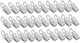 Stevige Clips - Haakklemmen - Decoraties Ophangen - Sterke Grip - 90 Stuks - Zilver — thumbnail 5