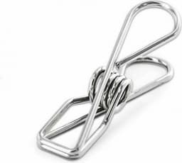 40stuks - Metalen wasknijpers - Roestvrijstalen wasklemmen - rvs metaal - Roestvrij en super stevig - Knijpertjes Geschikt Voor Kaarten of Foto's — thumbnail 1