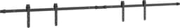 vidaXL - Ophangset - voor - schuifdeur - 200 - cm - koolstofstaal — thumbnail 3