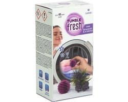 Tumble Fresh - Lavender - textiel verfrisser - 2x20 droog rondes - was verfrisser - drogerballen