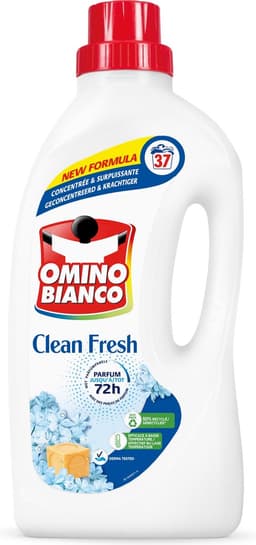 Omino Bianco Clean Fresh - Vloeibaar wasmiddel - Voor dagelijks gebruik - 6 x 1.48 L - Geconcentreerd — thumbnail 2