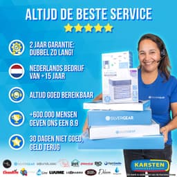 Premium Elektrisch Wasrek met Verwarming 230W - Wasrek - Verwarmd Droogrek - Wit - Silvergear — thumbnail 2