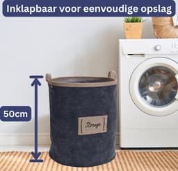 Waszak opvouwbaar - Ø40 x 50cm — thumbnail 2