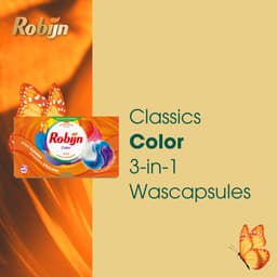 Robijn Wasmiddel - 3-in-1 Wascapsules - Color - 3 x 40 stuks - 120 Wasbeurten - Voordeelverpakking — thumbnail 3