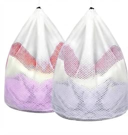 Somstyle Waszakken Set - 2 Stuks - Wasmachine Zakken - 40 x 30 CM - Wastas voor Wasgoed - Transparant — thumbnail 1