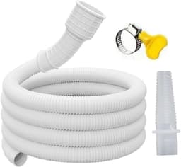Witte Universele Afvoerslang voor Airco, Wasmachine en Ontvochtiger (5 Meter) — thumbnail 5