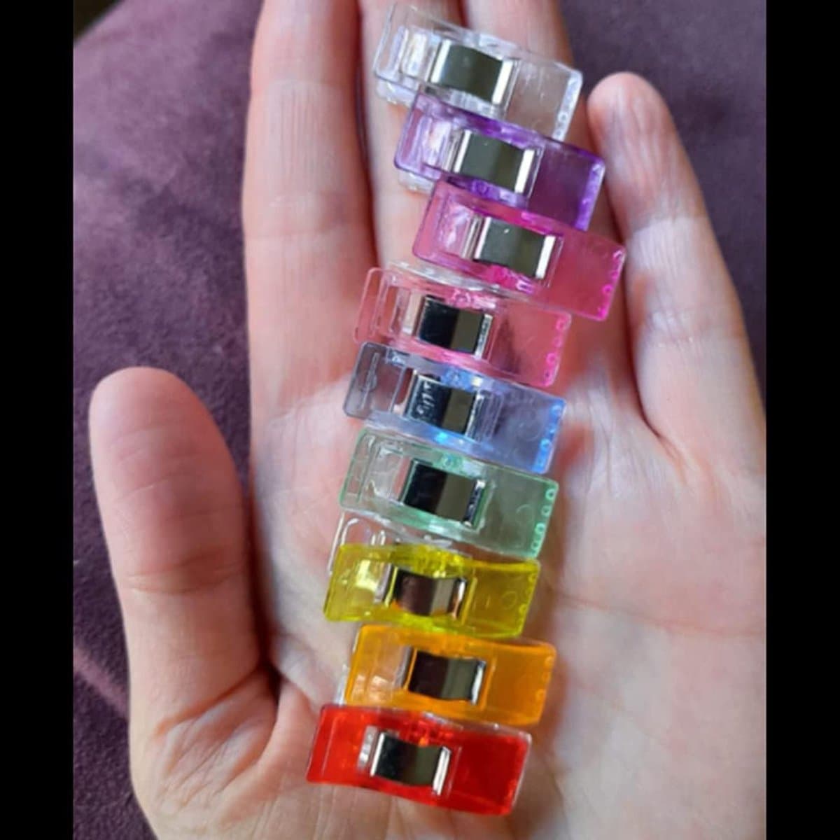60 Stuks Naaiklemmen Set met Opbergdoos - Veelzijdige Clips voor Quilten en Handwerken — afbeelding 1
