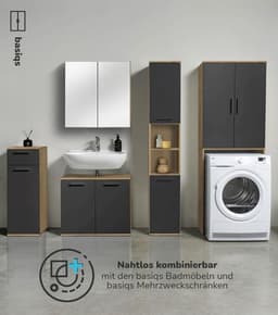 Wasmachine Ombouw - Opbouwmeubel Kast - Meubel Rek - Ruimtebesparend — thumbnail 3