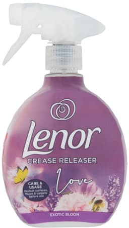 Lenor – Crease Releaser Spray – Love Exotic Bloom – Kreukverwijderaar & Textielverfrisser – 500 ml - Voordeelverpakking - 4 stuks - Stofverzachtener - Stofverfrisserspray — thumbnail 2