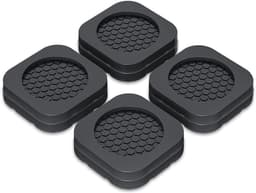 4 stuks - Wasmachine trillingsdemper-Trillingsmat- Antislipmat-Antislip rubber-Voetjes Droge-Anti Vibratie-Zwart — thumbnail 1