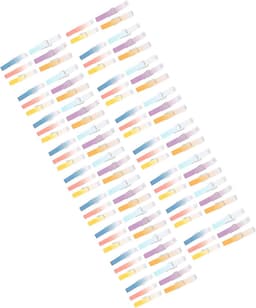 Houten Wasknijpers - Kleurrijke Clips - Huis en Kantoor - Berkenhout Kwaliteit - 100 Stuks - Multicolor — thumbnail 1