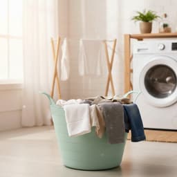 Excellent Houseware Flexibele wasmand - 2x - mintgroen - 30 liter - kunststof - 54 x 37 cm - met handvatten — thumbnail 2