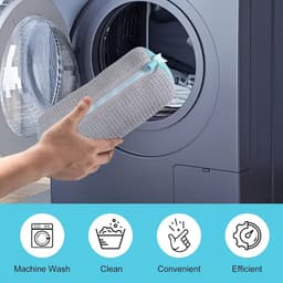 6-delige Schoenen waszak Set, Geschikt voor Alle Schoentypes - -Vervorming, Wasmachinebestendig, Droogvriendelijk, Zachte Pluche Voering voor Schoenbescherming. — thumbnail 2