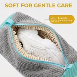 6-delige Schoenen waszak Set, Geschikt voor Alle Schoentypes - -Vervorming, Wasmachinebestendig, Droogvriendelijk, Zachte Pluche Voering voor Schoenbescherming. — thumbnail 4