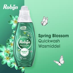 Robijn Quickwash Vloeibaar Wasmiddel - Spring Blossom - 8 flessen - 176 wasbeurten - voordeel verpakking — thumbnail 3