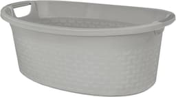 Ovale Wasmand met Handvatten 60 Liter in Wit — thumbnail 5