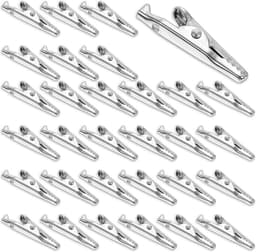 Metalen crocodile clips 35 mm, 30 stuks, anti-statisch, geschikt voor elektrische tests en ambachtelijke projecten — thumbnail 1