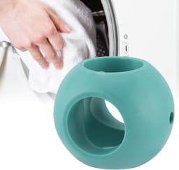 MK Stoer -EcoFriendly Wasbal - Antibacteriële wasbal - Herbruikbaar - TPR + Magnetisch - Olie en Vlekken verwijderen - Huishoudelijk gebruik - Grijs - Geschikt voor wasmachines. — thumbnail 3