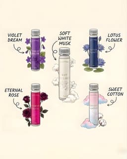 La Elysian Wasparfum Proefpakket – 5 x 25ml - 5 Unieke Geuren voor een Frisse en Luxe Was — thumbnail 2