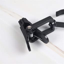 Wasknijpers - Knijpers - Met haak - Anti slip - Speciaal type - Mat zwart - Droogrek knijpers - 360 graden draaibaar - Wasrek knijpers - Binnen en buiten-10stuks — thumbnail 3