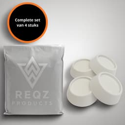 Trillingsdempers voor Wasmachine & Droger – Wit - 4 Stuks - Anti-vibratie - Geluids- & Schokdempend - Universeel Formaat — thumbnail 5