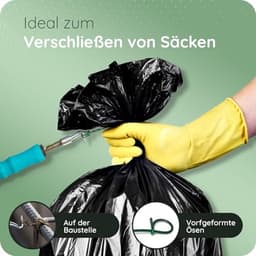 Sluitdraden voor zakken - Verschillende maten en kleuren, binddraad met drilapparaat — thumbnail 3