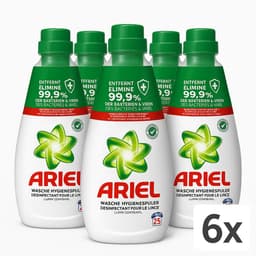 Ariel - Hygiene - Voordeelverpakking - Spoelconcentraat met desinfectie - 6x1L - 150 wasbeurten — thumbnail 1